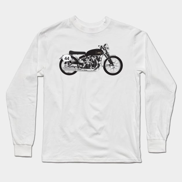 Vincent Black Lightning Long Sleeve T-Shirt by kindacoolbutnotreally